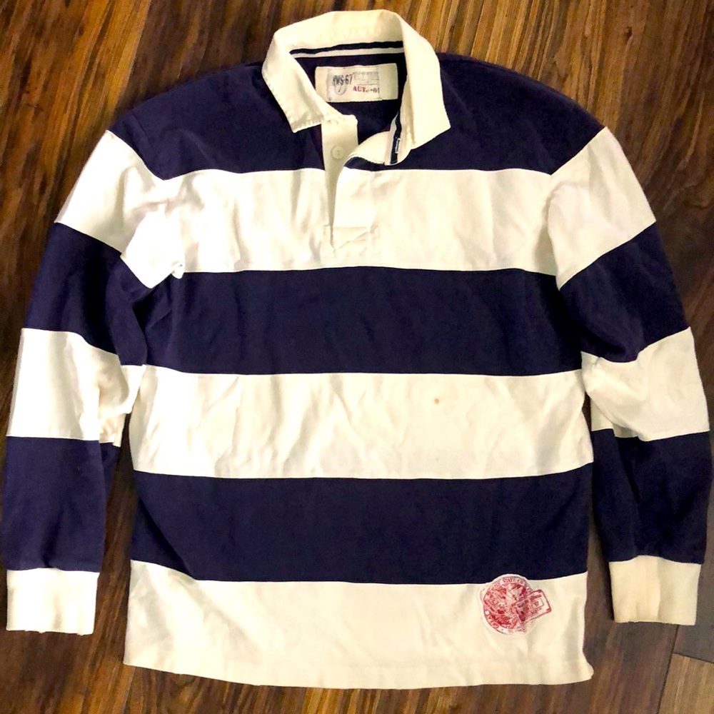 Long sleeve sports polo L